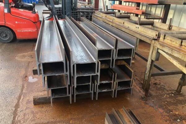 PFC channel and steel plates London - fabricated steel sections